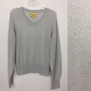 Wildfox White Label Sweater Size M Slouchy Gray